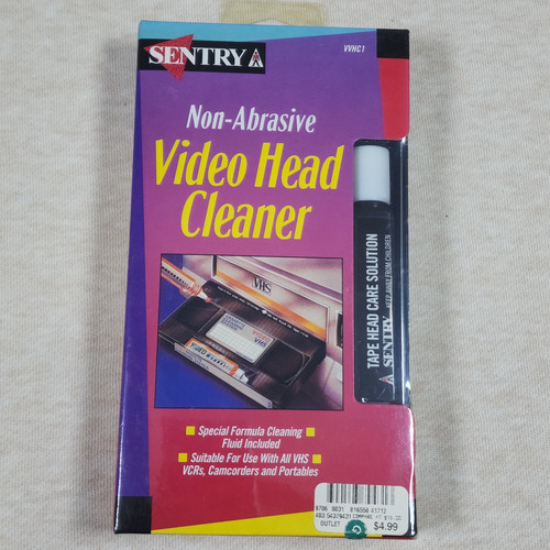 Vcr vhs video head cleaner - vhs, wet