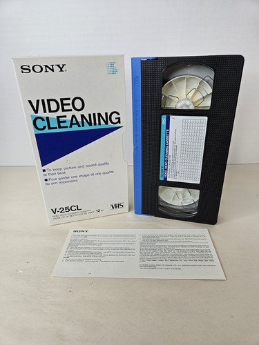 Sony video head cleaning vhs - head,