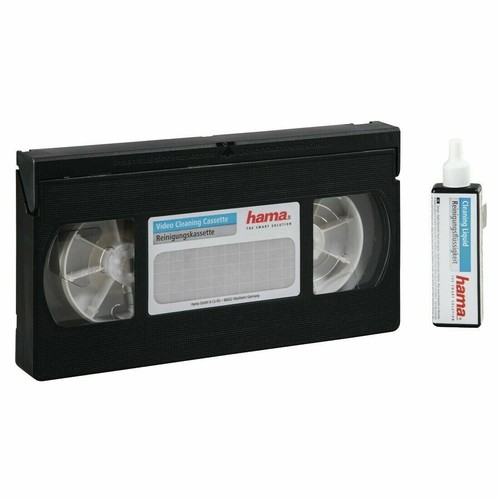 Vhs video head cleaner - head, tape