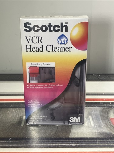 New sealed vcr head cleaner - head,