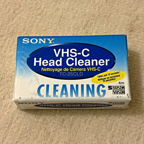 Sony vhs head cleaner - sony,