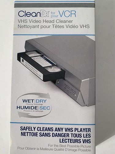 Vcr cleaner clean - vhs, video
