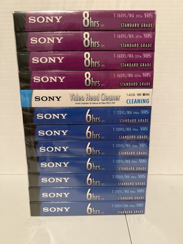 Vintage sony pack vhs vcr - sony, 12