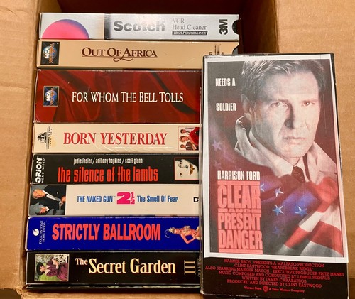 Lot vhs tape movies vcr - lot,