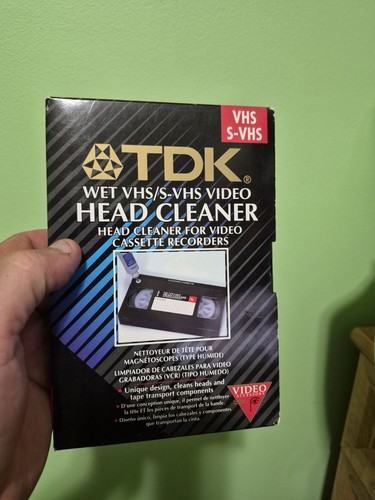 Tdk wet vhs video - vhs, head