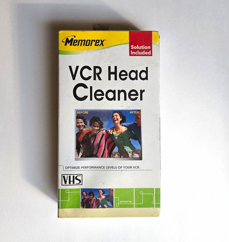 Memorex vcr head cleaner vhs - head,