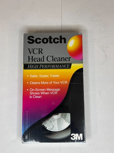 Scotch vcr head cleaner - vcr,