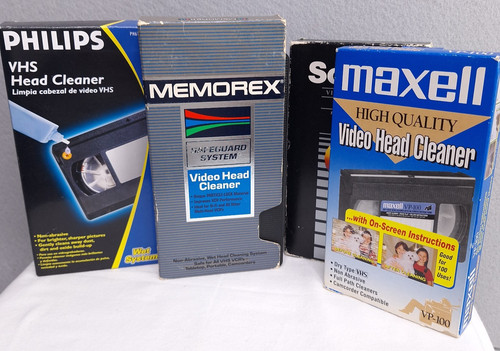 Video head cleaner - video, vhs