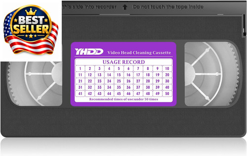 Vcr head cleaner tape - head, for