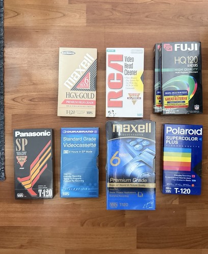 Vhs blank tapes - blank,