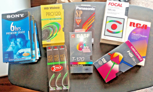 Mixed lot blank vhs - 17,