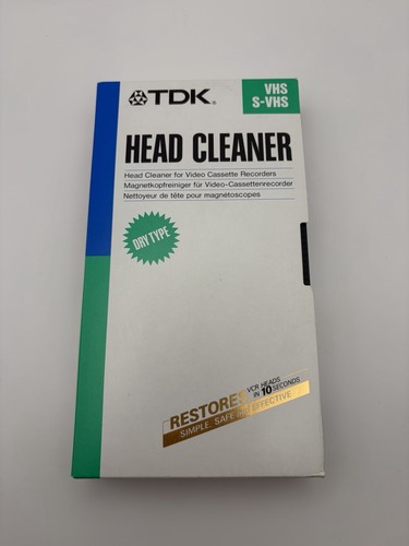 Tdk tcl vhs - s-vhs, vcr