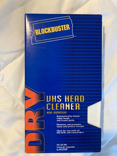 Blockbuster dry vhs - vhs, head