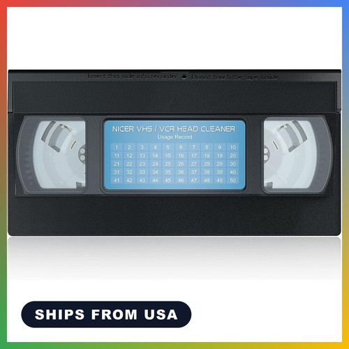Vcr head cleaner vhs - cleaner, cleaning