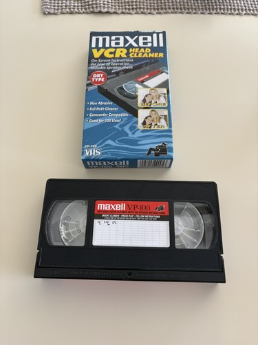 Maxell 100 vhs vcr - vhs,
