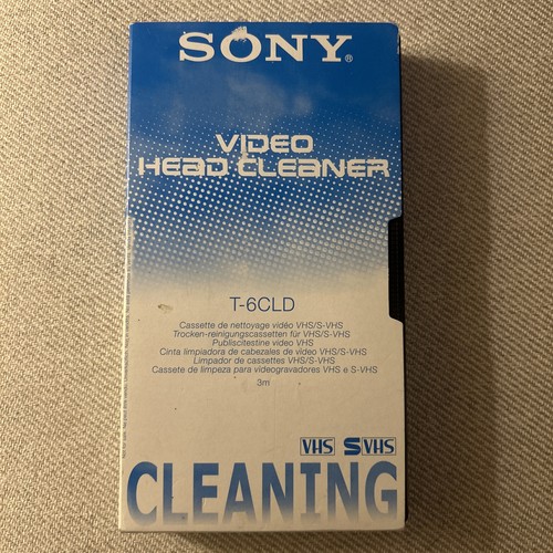 Sony video head - cleaner, vhs