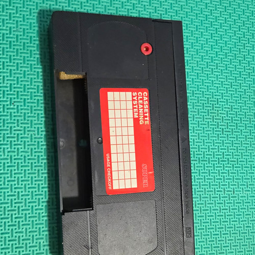 Cassette cleaning system vhs - cassette,