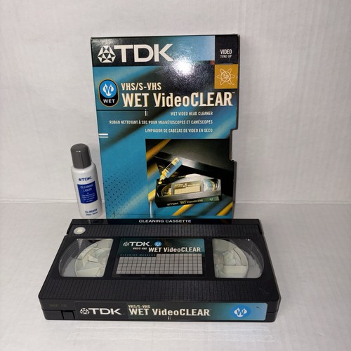 Tdk vhs wet - tdk, videoclear