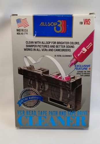 Allsop vcr head vhs tape - allsop, 3