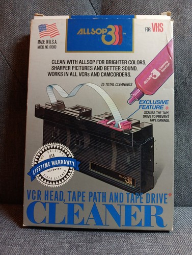 Allsop vcr head tape path - tape,