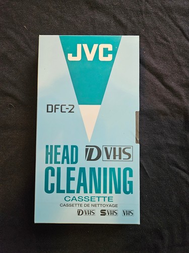 Jvc vhs head cleaning tape - jvc,