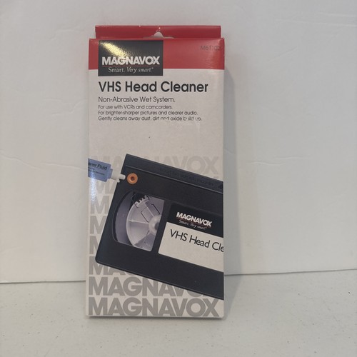 New vhs head cleaner - vhs,